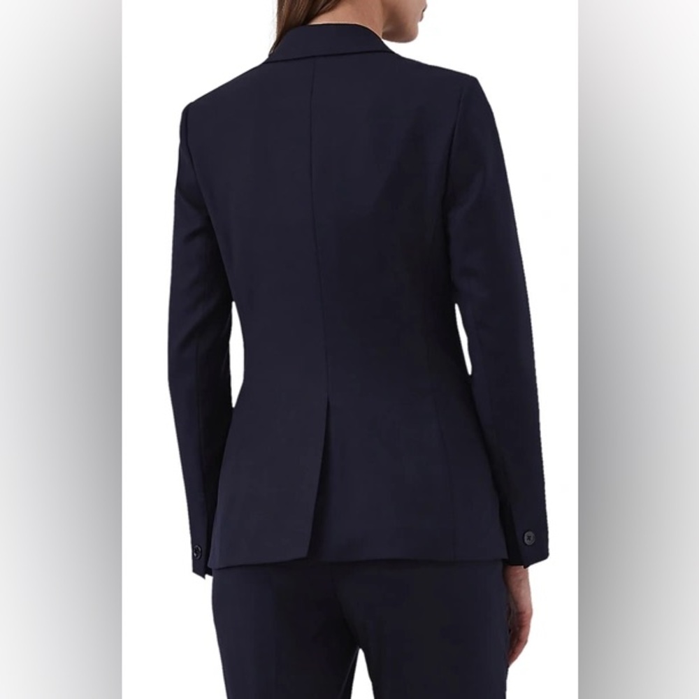 Reiss Fenton Suit (Blazer & Pants) in Navy Blue - Picture 3 of 16